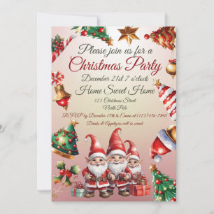 Customizable Christmas invite