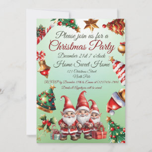 Customizable Christmas invite