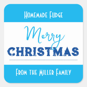 Customizable Christmas Label HM001_22sqv2