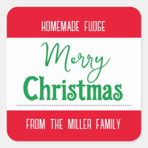 Customizable Christmas Label HM001_22sqv3