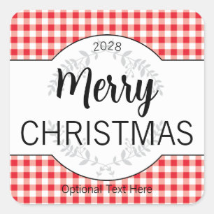 Customizable Christmas Label HM003_03sqv1