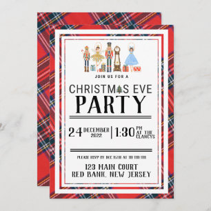 Customizable Christmas Nutcracker Invitations 