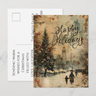 Customizable Christmas Postcards, Budget-Friendly  Holiday Postcard