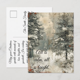 Customizable Christmas Postcards, Budget-Friendly Postcard