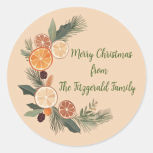 Customizable Christmas Sticker