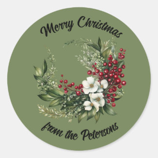 Customizable Christmas Sticker