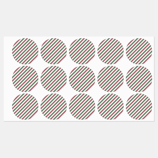 Customizable Christmas Stripes (Sheet)