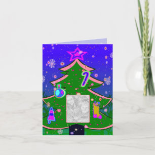 Customizable Christmas Tree Card