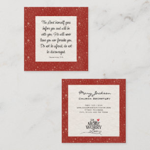 Customizable Church Business Card