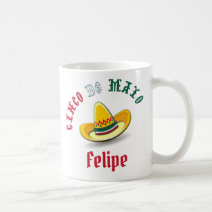 Customizable Cinco de Mayo May 5 Fiesta Coffee Mug