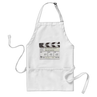 Customizable Clapperboard Chef's Apron. Standard Apron