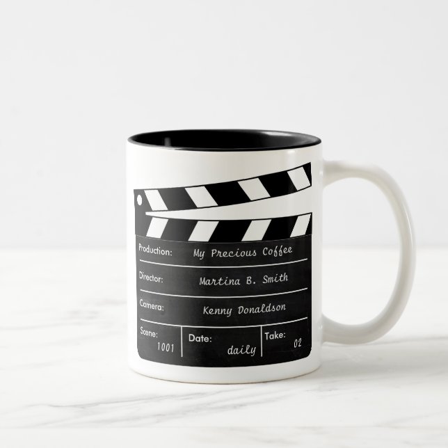 Customizable Clapperboard Mug  (Right)