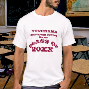 Customizable Class Of Shirts