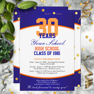 Customizable Class Reunion Invitation