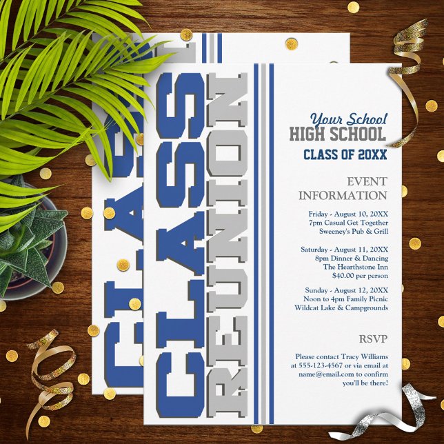 Customizable Class Reunion Invitation (Creator Uploaded)