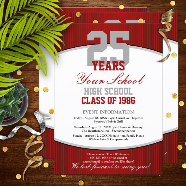 Customizable Class Reunion Invitation (Creator Uploaded)
