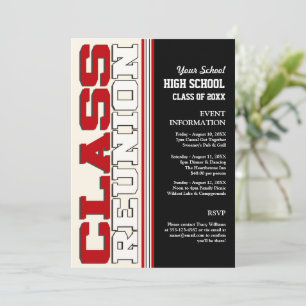 Customizable Class Reunion Invitation