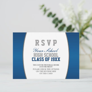 Customizable Class Reunion RSVP Card