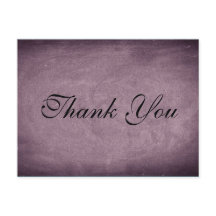 Customizable Classic Chalkboard | Thank You Card