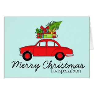 Customizable Classic Christmas Car