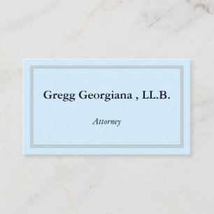 Customizable & Clean Attorney Business Card