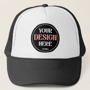 Customizable, clean, stylish & sophisticated trucker hat