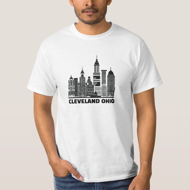 Customizable Cleveland Ohio T-Shirt (Front)