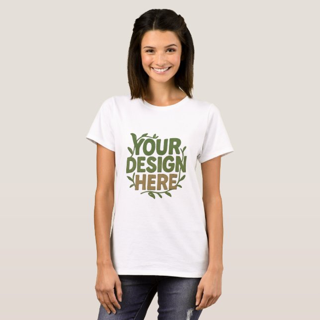 Customizable Clothing | YOU DESIGN HERE T-Shirt (Front Full)