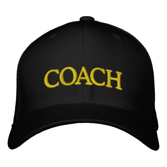 Customizable COACH Embroidered Hat (Front)