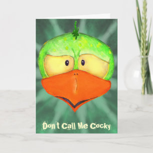 Customizable Cocky Greeting Card