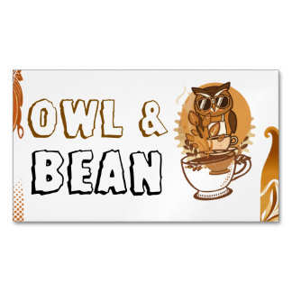 Customizable Coffee Business Branding Magnetic Business Card