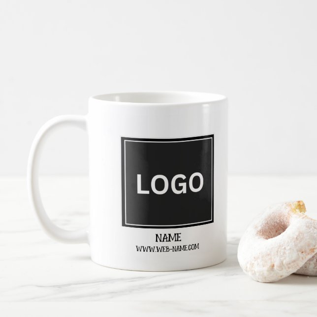 "Customizable Coffee Companion" Coffee Mug (With Donut)