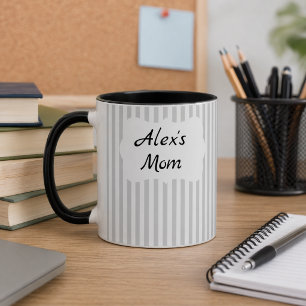 Customizable coffee mug