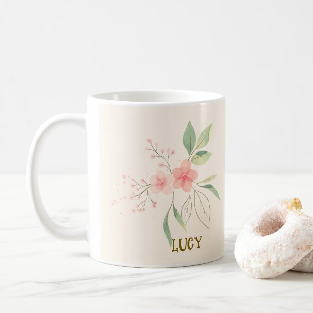 Customizable Coffee Mug | Perfect Gift  (With Donut)