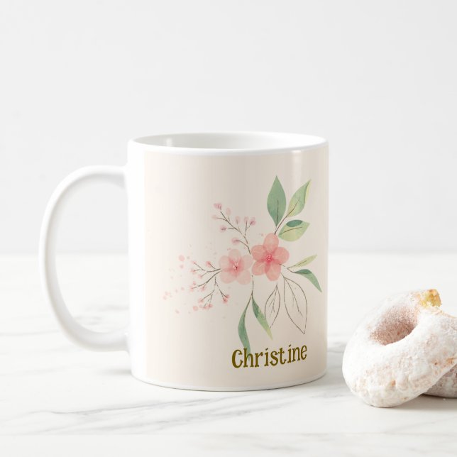 Customizable Coffee Mug | Perfect Gift  (With Donut)