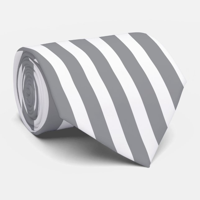 Customizable Color -  vertical  Stripes Tie (Rolled)
