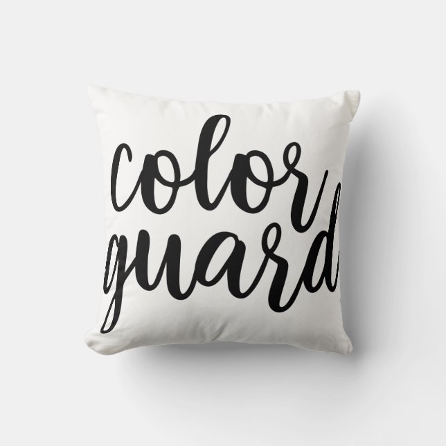 Customizable Colour Guard Pillow (Front)
