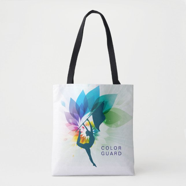 Customizable Colour Guard Shoulder Tote Bag (Front)