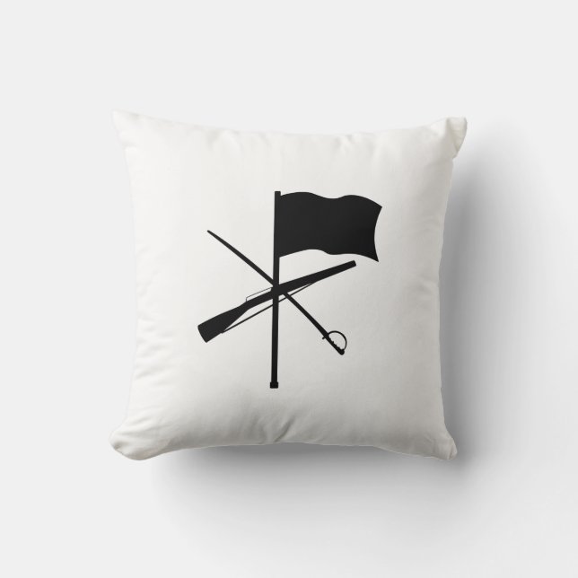 Customizable Colour Guard Throw Pillow (Front)