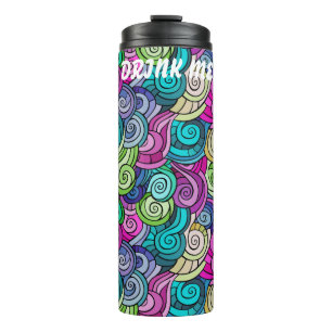 Customizable Colourful Thermal Tumbler