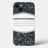 Customizable Composition Notebook iPad Case