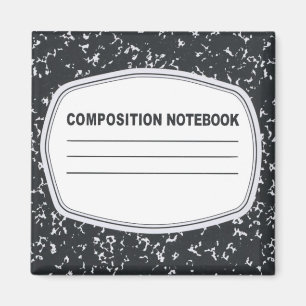Customizable Composition Notebook Magnet