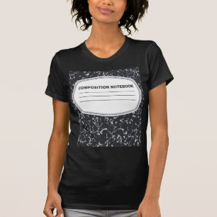 Customizable Composition Notebook T-Shirt