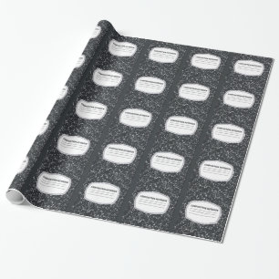 Customizable Composition Notebook Wrapping Paper