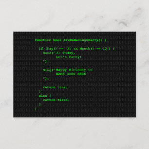 Customizable Computer Program Party Invitation