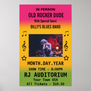 Customizable Concert Poster