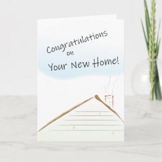 Customizable Congratulations on Your New Home Card