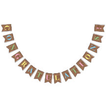 Customizable CONGRATULATIONS! Simulated Burlap