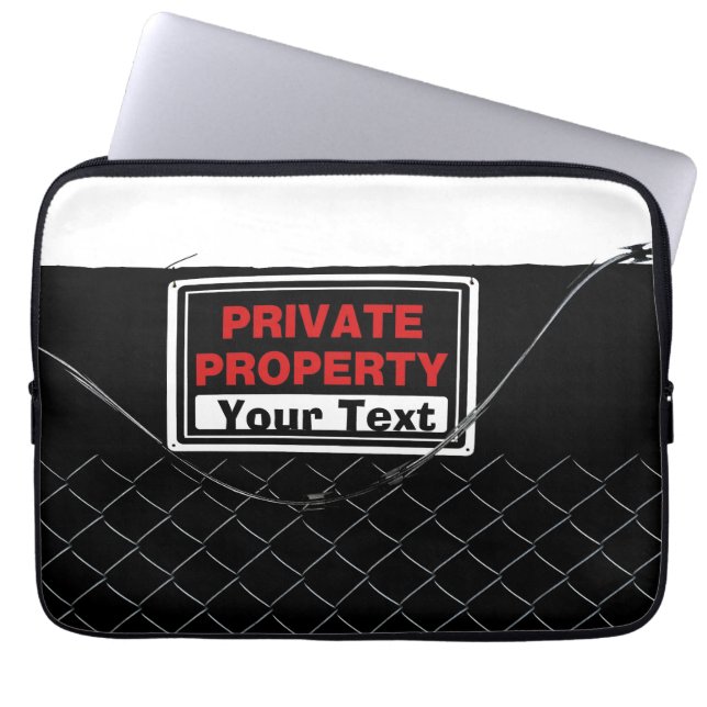 Customizable Cool Fun Unique Laptop Sleeve (Front)