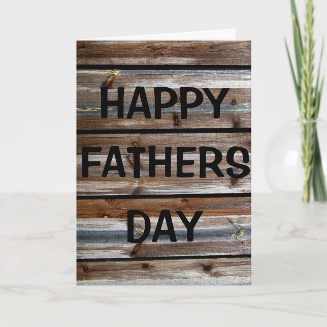 Customizable Cool Fun Unique Photo Father's Day Card (Front)